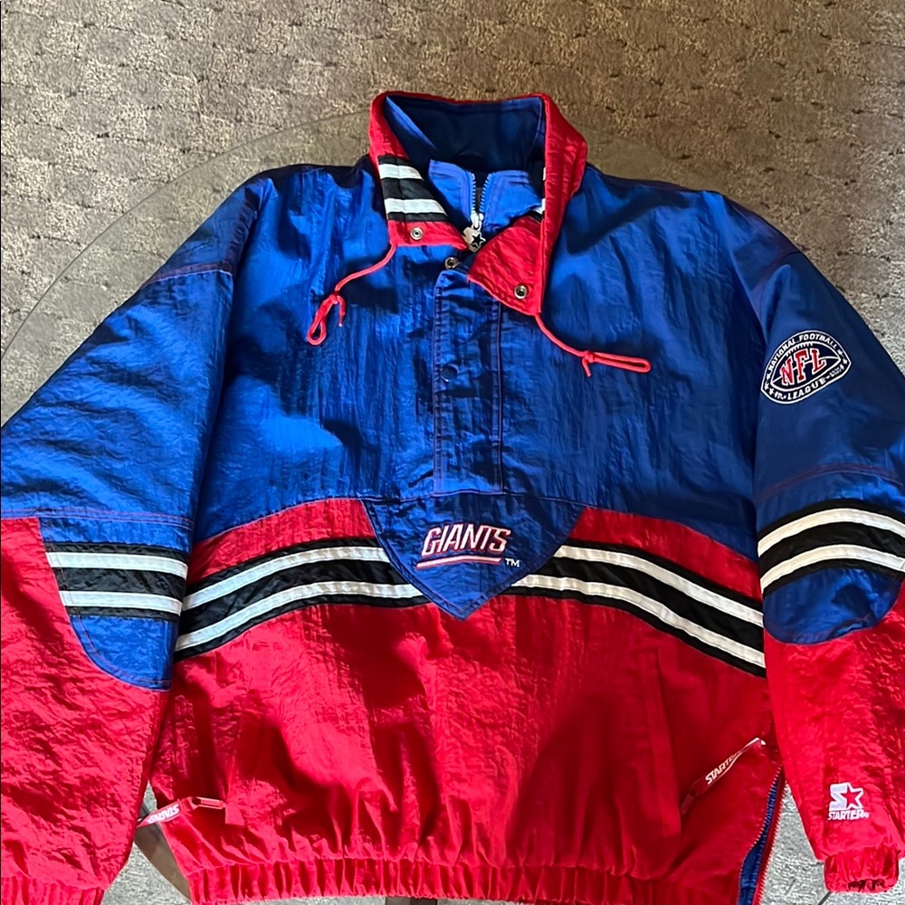 STARTER Royal Blue NFL Emblem Jacket